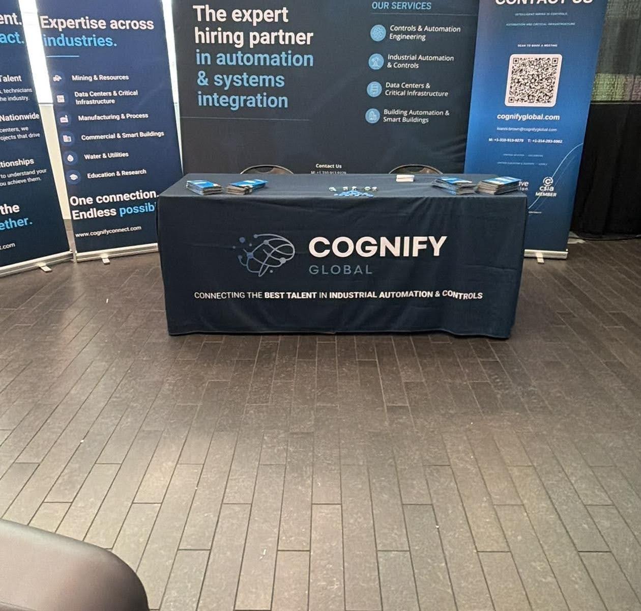The Cognify Global stand at ICC 2026